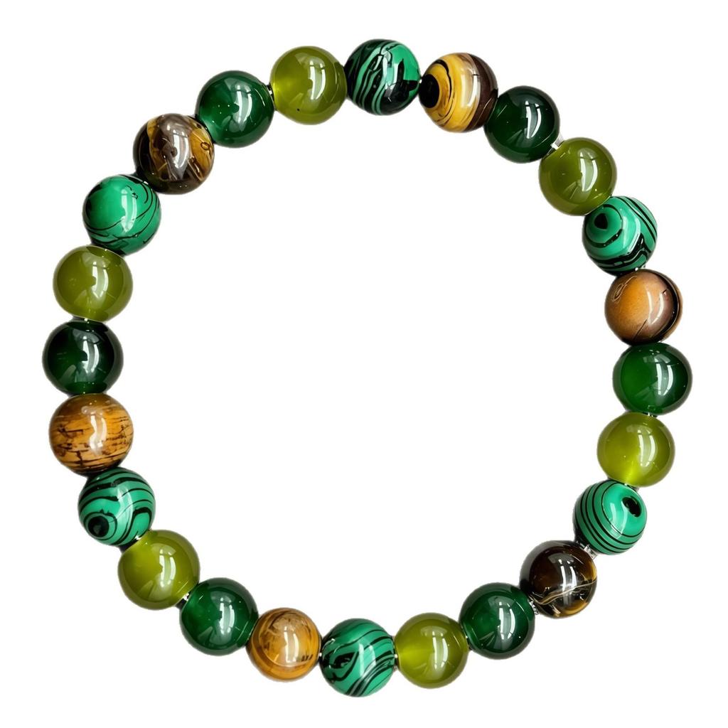 TK Hot-Selling Natural Tiger Eye and Black Agate Bracelet