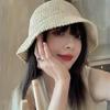 Women Hat Pure Handmade Woven Straw Breathable Summer Sunshade Hat UV Protection Seaside Vacation Fisherman Hat