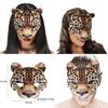 Halloween Cheetah Face Mask Eva Material For Costume Party And Diy Decor