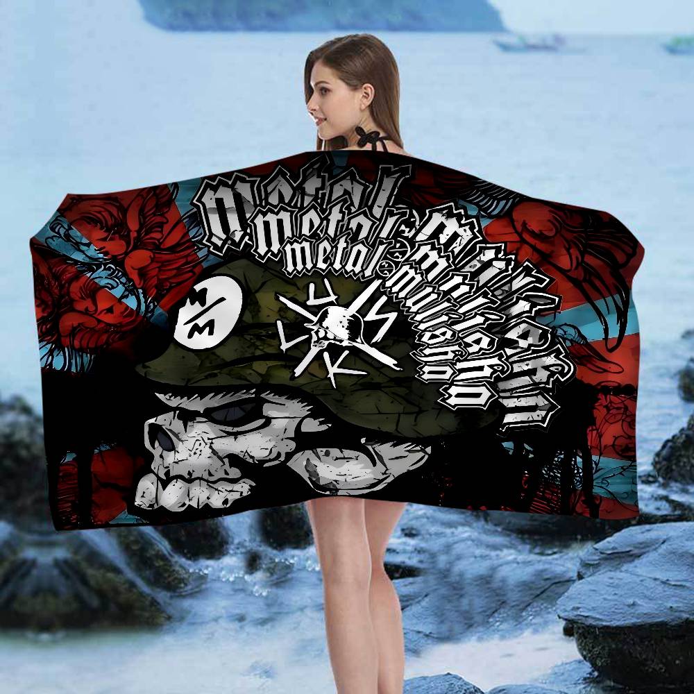 M-Metal M-Mulisha Microfiber Blanket Quick Drying Beach Towels Oversized Printing Super Absorbent Pool Towel Blanket
