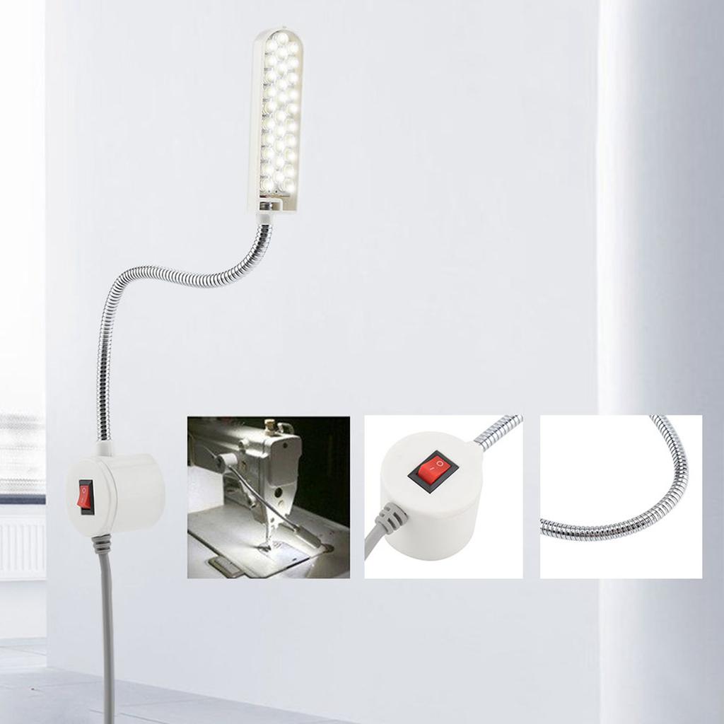 30LEDs Sewing NaMachine Light Working Gooseneck Lamp with Magnetic Base
