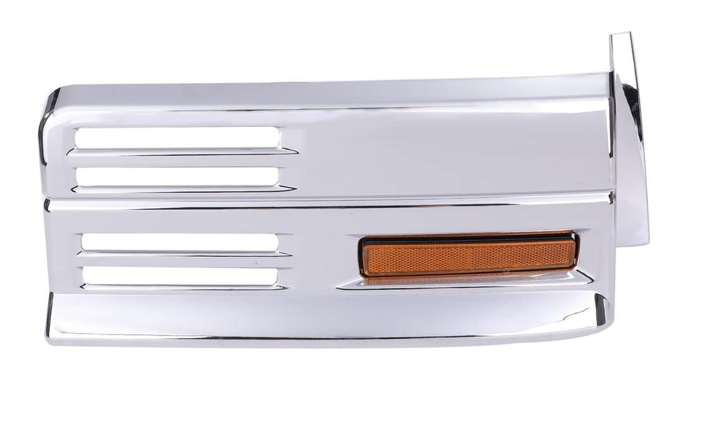 Mitsubishi Fuso 07 New Super Great Left and Right Set of Lower Steps with Double for Custom Aftermarket Chrome-Tone Reflectors, Lip, Dress-Up, Parts,