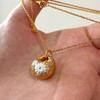 Floral White Enamel Original Design Daisy Flower Dot Diamond Pendant Exquisite Luxury Necklace engagement fine Jewelry gifts