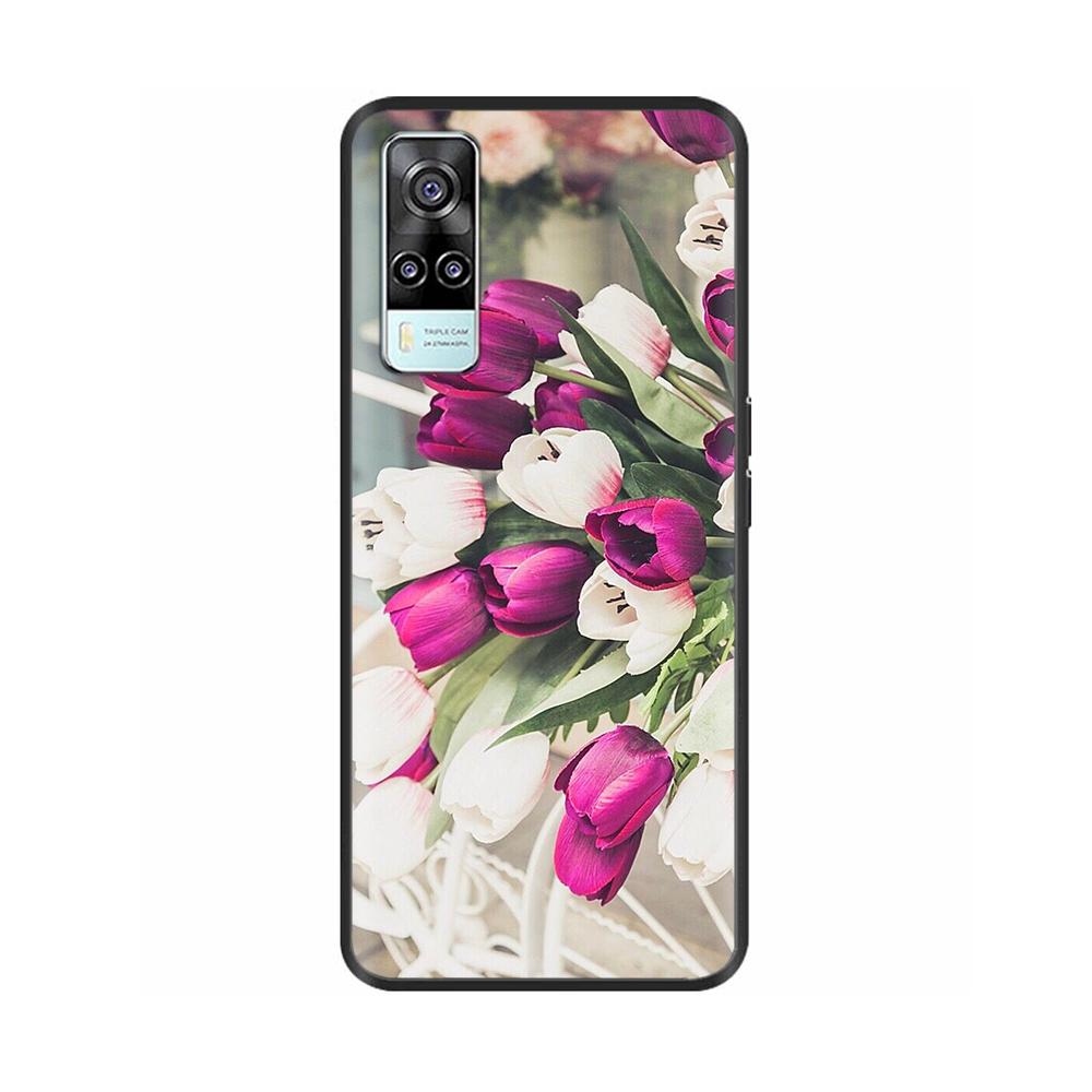 Für Vivo Y33 V2057 Hülle Silikon Weiches TPU Handy Rückabdeckung für Vivo Y33 4G Hülle für vivoY33 Y 33 2021 Coque Fundas Para Bumper