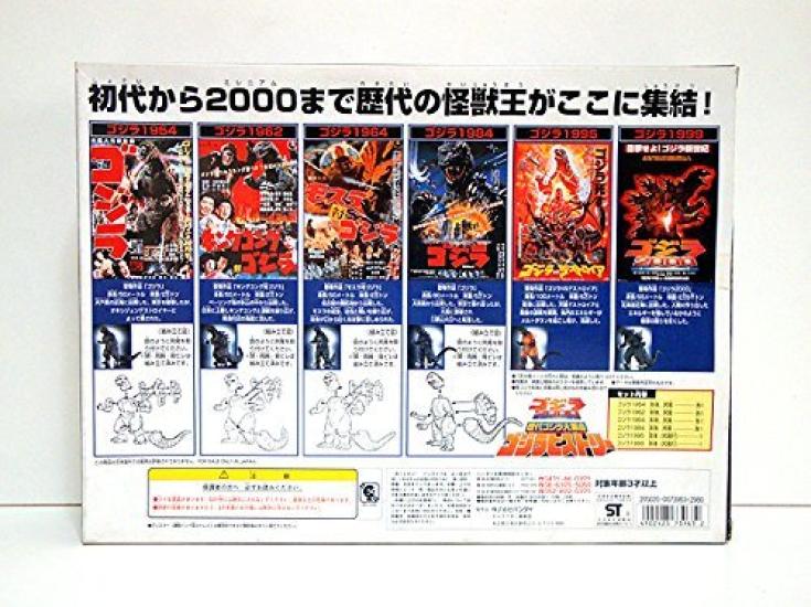 Bandai Godzilla 2000 Godzilla Collection Godzilla History All-time