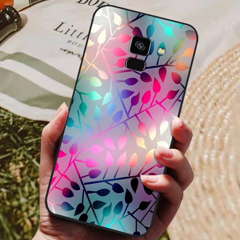For Samsung Galaxy A8 2018 A530 A530F Case Silicon Soft TPU Phone Cover For Samsung A8 Plus 2018 A730 A730F Case Black Coques