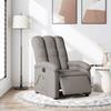 Electric Massage Chair Taupe Fabric