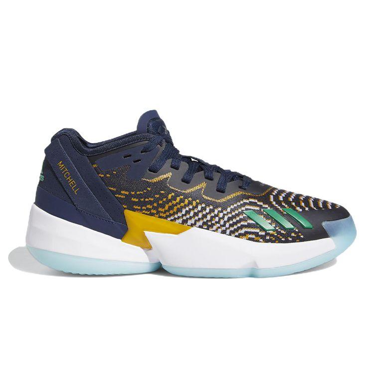 Adidas DON. Numărul #4 Utah Jazz Tenisi pentru bărbați Blue Team-Navy Team-Green GY6504
