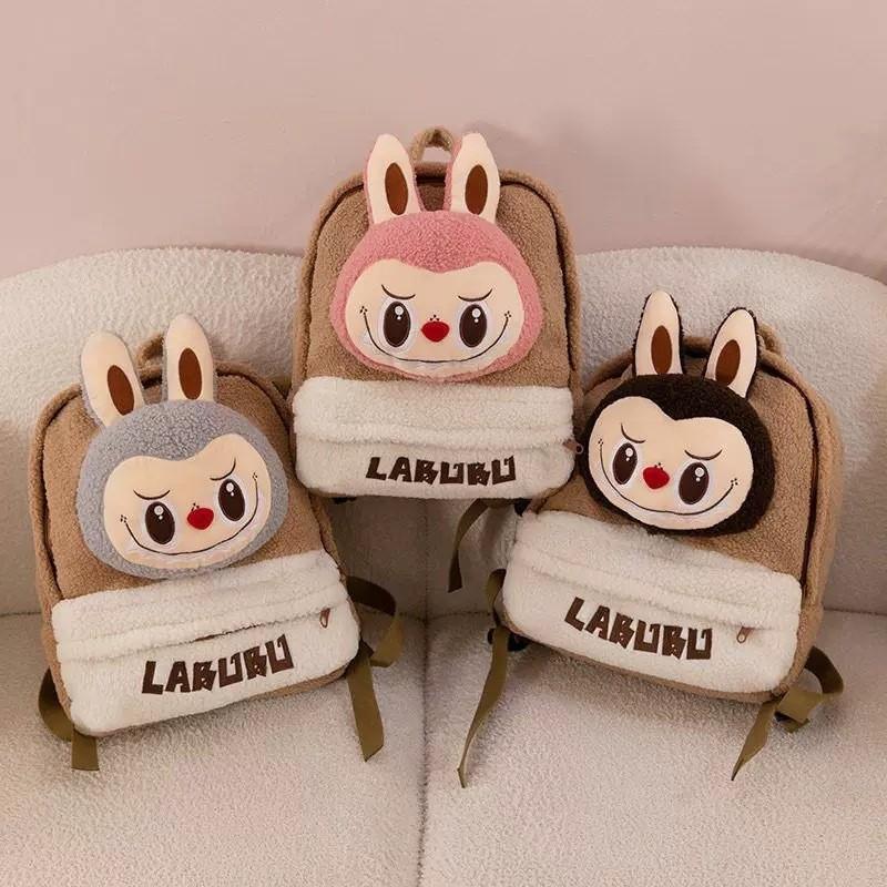 Cute Decoration Doll Plush Cartoon Embroidery Large Backpack Capacity