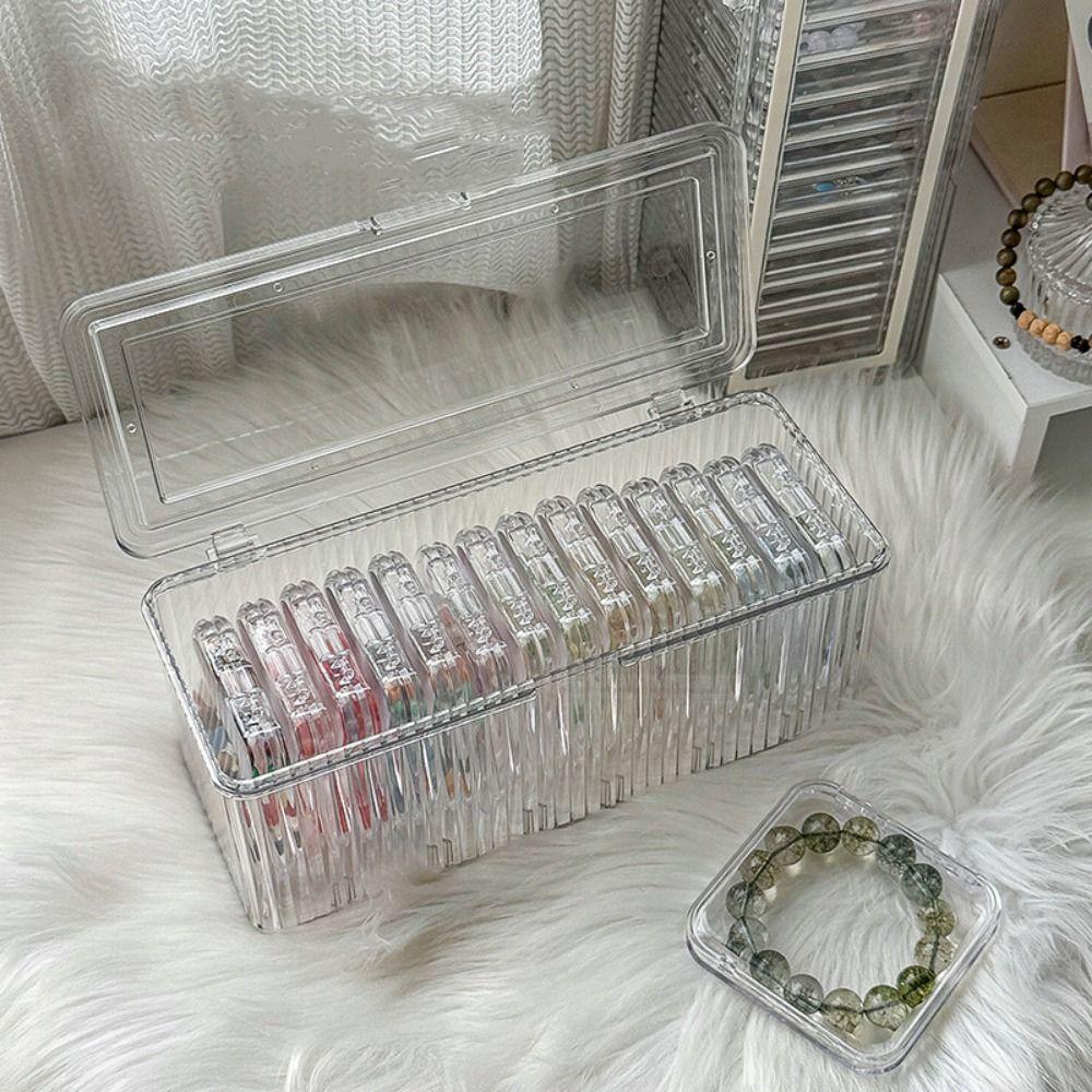 Transparent Coffee Capsule Storage Box Acrylic Dolls Clothes Storage Rack  Kitchen