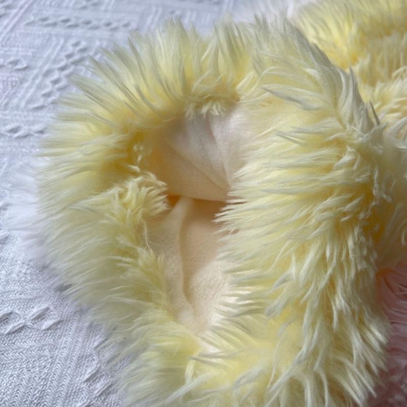 Winter Leggings Covers Leg Warmer Boot Socks Aesthetic Solid Color Warm Furry Plush Boot Cuffs Toppers Leg Gaiters Cover