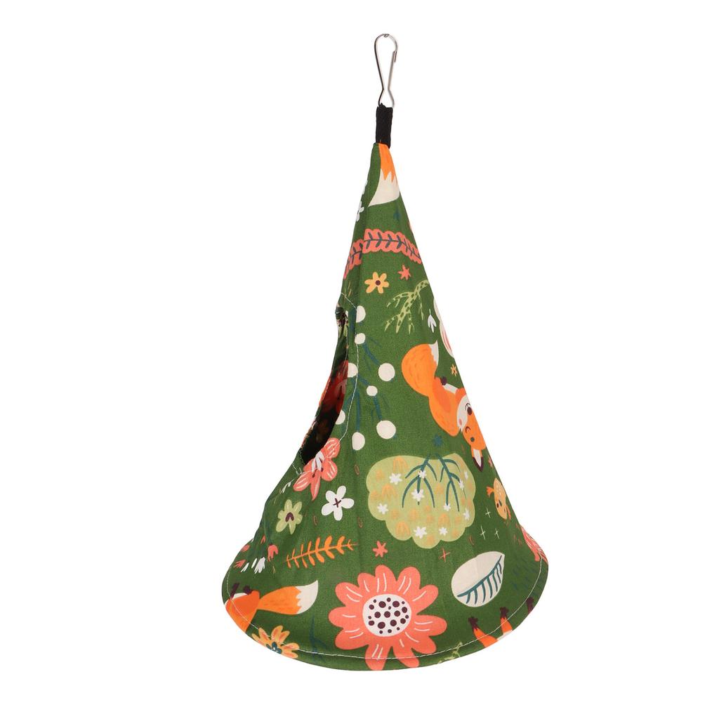 Bird Tent Soft Breathable Washable Cotton Sleeping Bed Hanging Bird Hammock Nest for Parrot Budgie