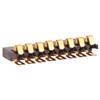 Smt Spring Battery Connector 2.0 Mm Pitch 2 3 4 5 6 7 8 Pin Male Contact Power Charge Connector Contacts Gold Plated