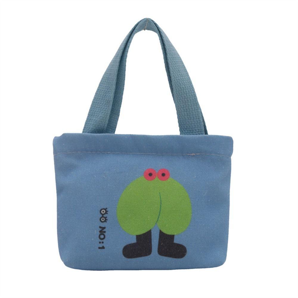 Small Bags Canvas Bag Korean Style Lunch Bag Cute Tote Bag