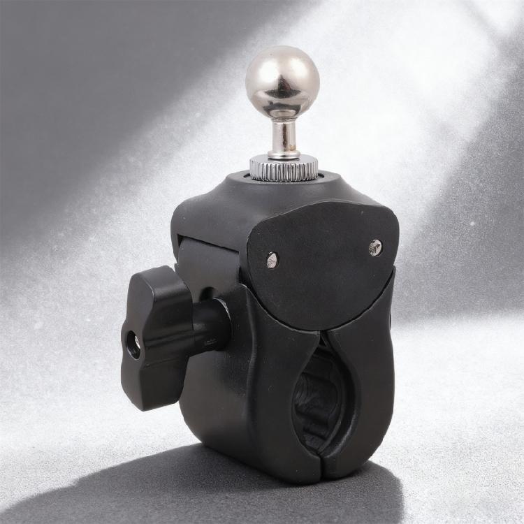 Kunststoff Metallklemme inklusive 17,4 mm Kugelkopf 1/4 Zoll Schraubloch zur Montage Fotografie Motorräder Fahrräder