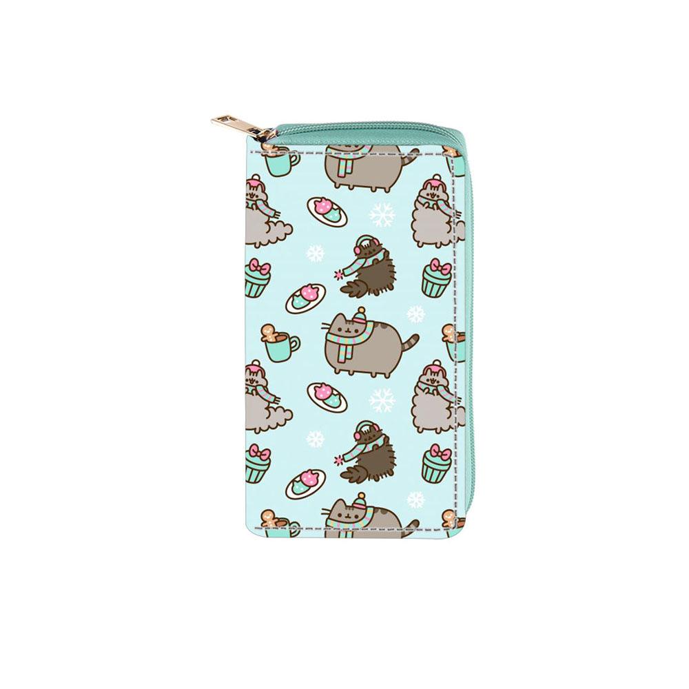 

Мультяшный кошелек на длинной молнии с милым животным