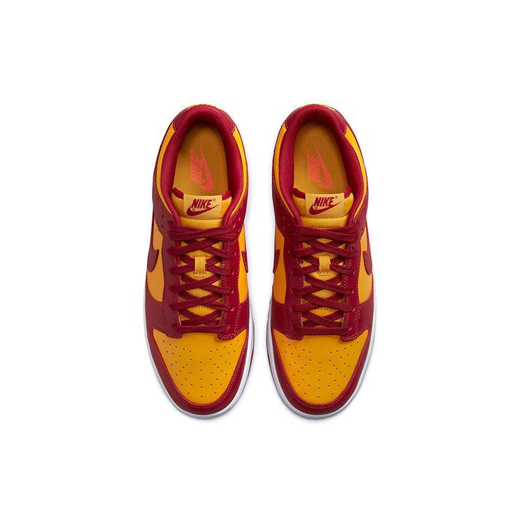 Nike Dunk Low USC Men Sneakers Red Midas-Gold Tough-Red DD1391-701