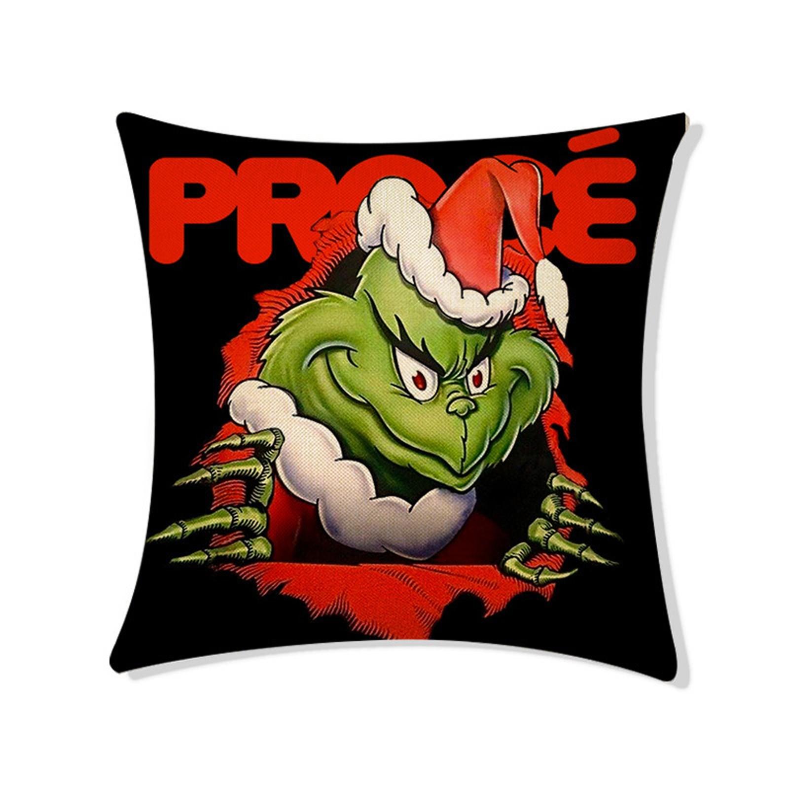 Чехол на подушку Christmas Happy 18 X 18 дюймов зимняя праздничная наволочка для дивана One Size 619₽