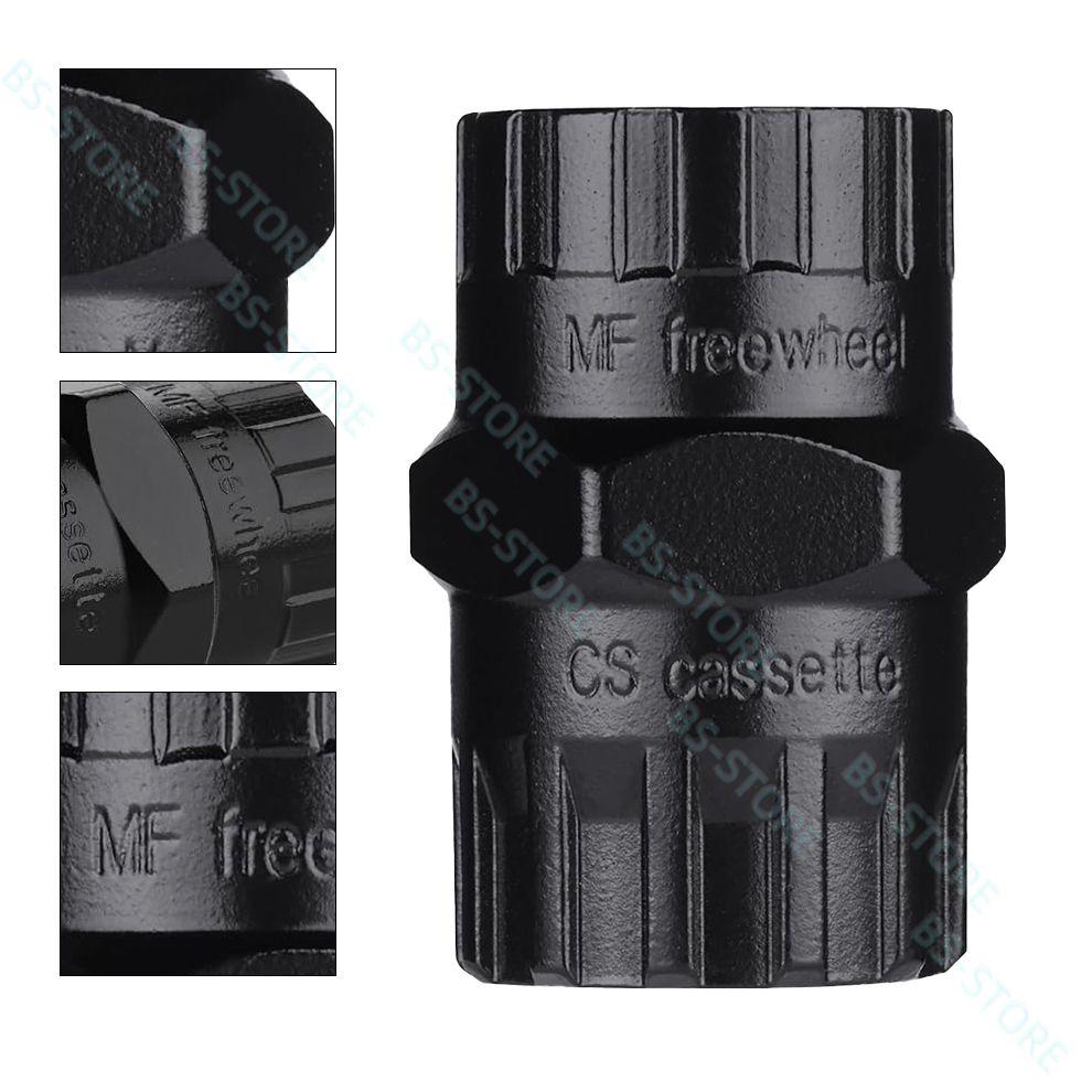 

1PC NEW Bicycle Sleeve Bike Freewheel Bicycle Lockring Bike Remover For Rotary Flywheel Freewheel Sleeve Repair Tool Black Alloy чёрный