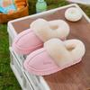 Adorable Dinosaur Kids' Non-Slip Cotton Slippers with Heels - Thick, Warm Indoor Footwear for Autumn and Winter