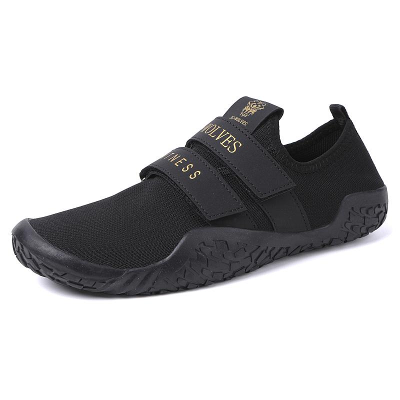 Women Light Elastic Training Shoes Men's Weightlifting Squat Shoes Barefoot Gym Fitness Sneakers Casual Sports Shoes Non-slip