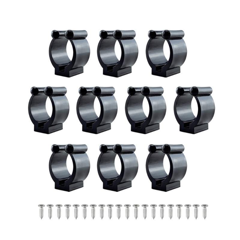 10Pcs Fishing Rod Clips Holder Billiards Snooker Cue Locating Clips Easy Install