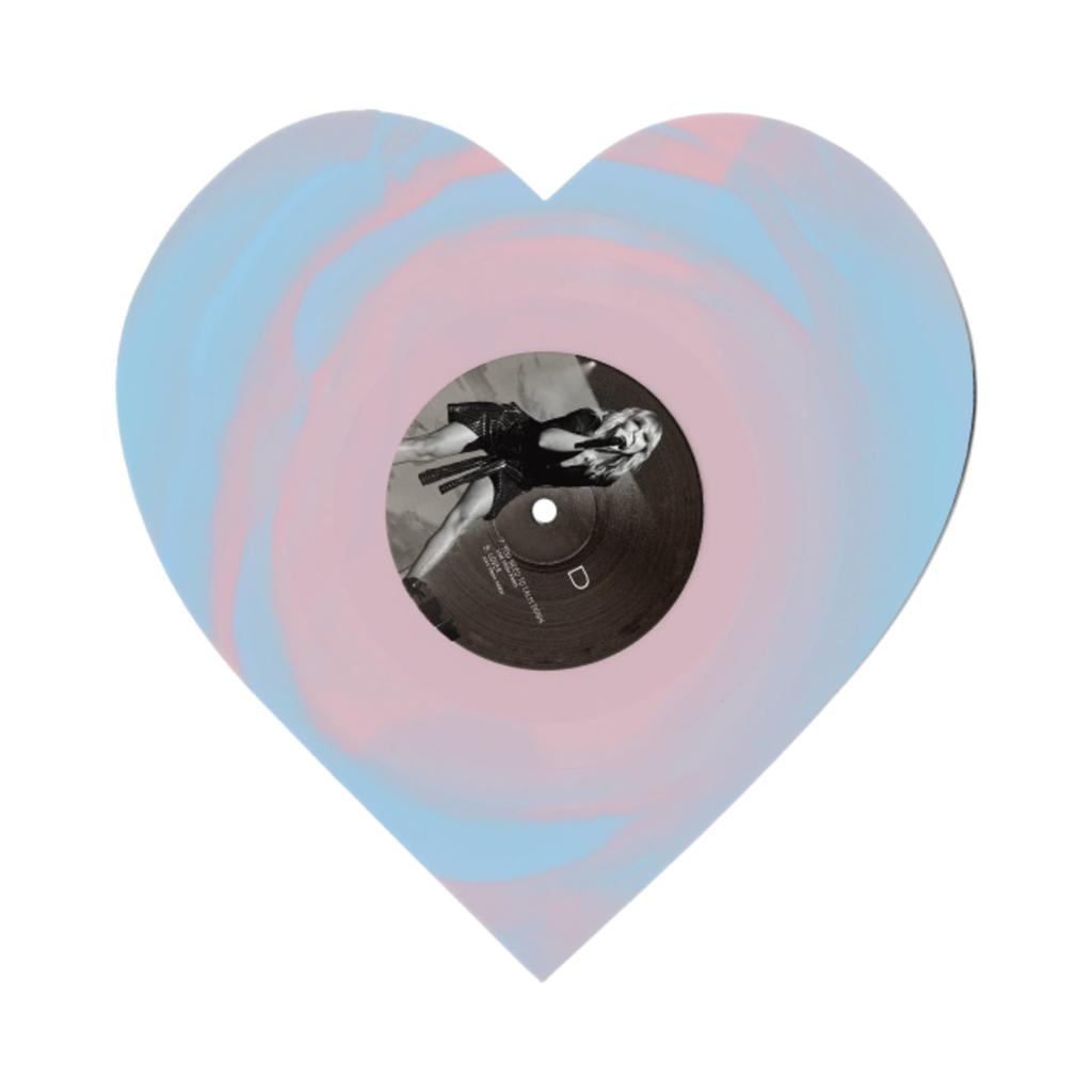 Taylor Swift Lover Live From Paris Heart Shaped Vinyl Pink Yellow Blue (2LP)