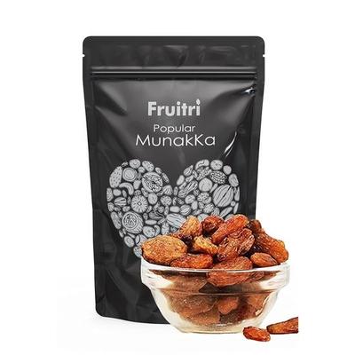 Fruitri Popularne Rodzynki z Pestkami, Munakka Suszony Owoc, 1kg, Świeże
