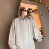2025 Fashion Retro Fake Two-piece Splicing Lapel Sweater Men's Autumn Trendy Brand Loose Pullover Top