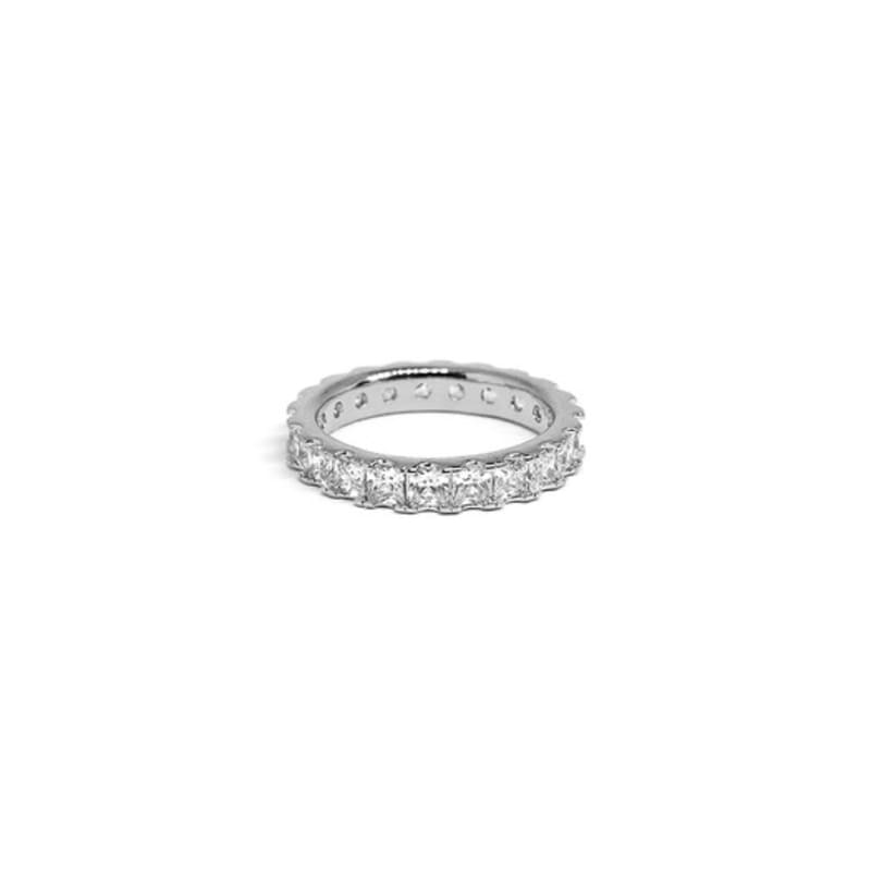 Shertz Square Cubic Bold Ring (14k)