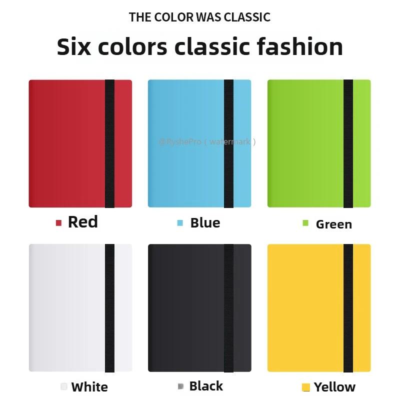 Desky na karty s 9 kapsami Album na sběratelské karty Displayové desky 360 Kapsy s bočním vkládáním Držák pro TCG Yugioh MTG Kniha herních karet