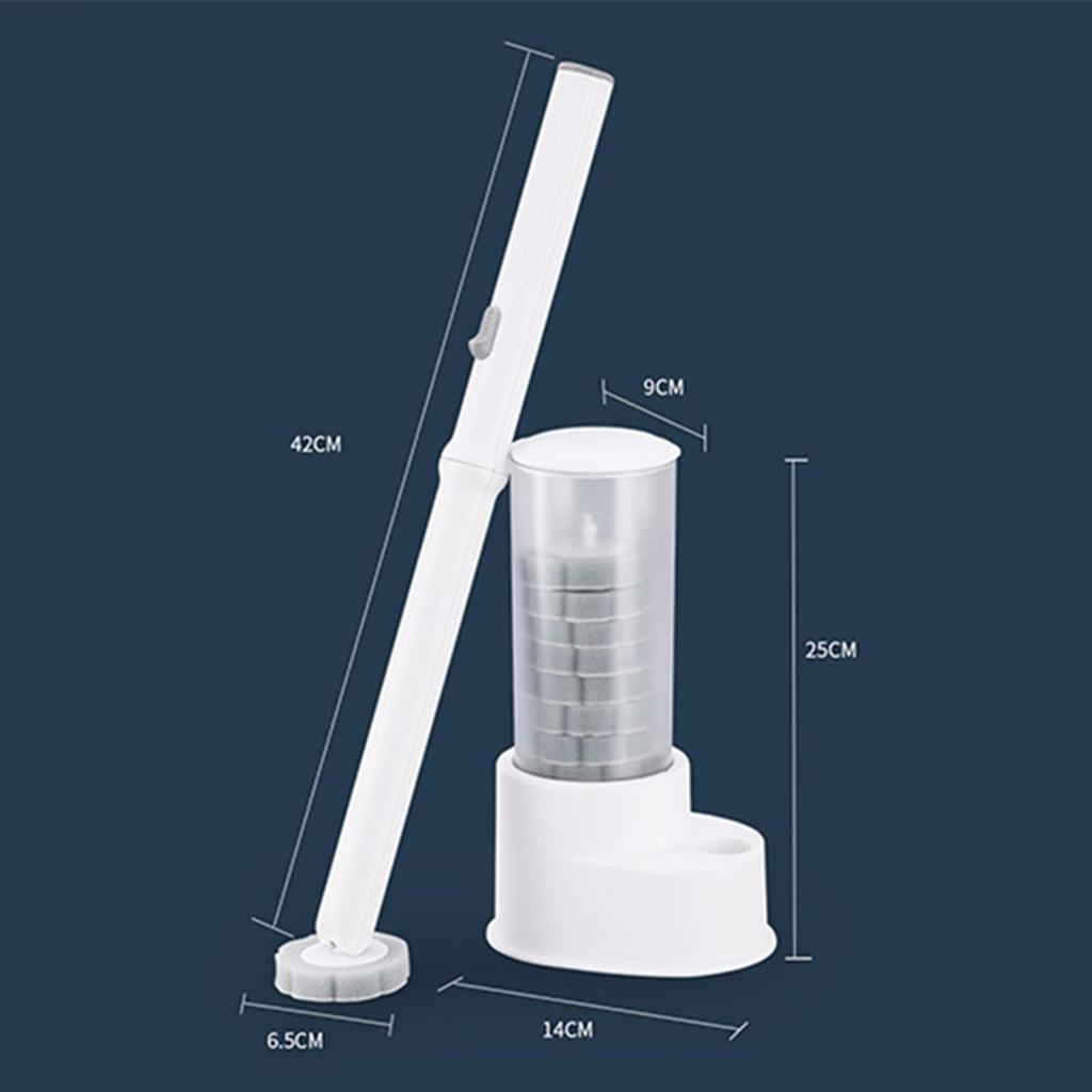 Bathroom Cleaning - Powerful Toilet Scrubber for Deep Clean