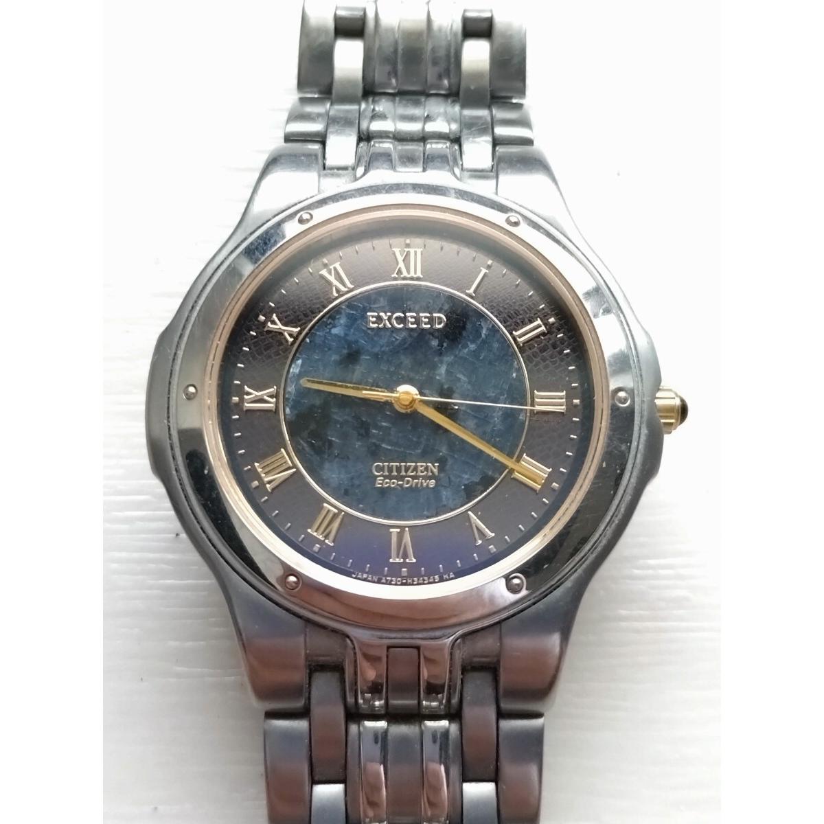 [Рабочий элемент] CITIZEN EXCEED A730-H20304 Citizen Exceed Eco-drive Мужские Женские Часы Титановые Солнечные