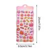 3d Stickers for Scrapbooking Cute 3D Candy Stickers Toddler Decals for Notebooks Textbooks Tablets School Classroom Kindergarten