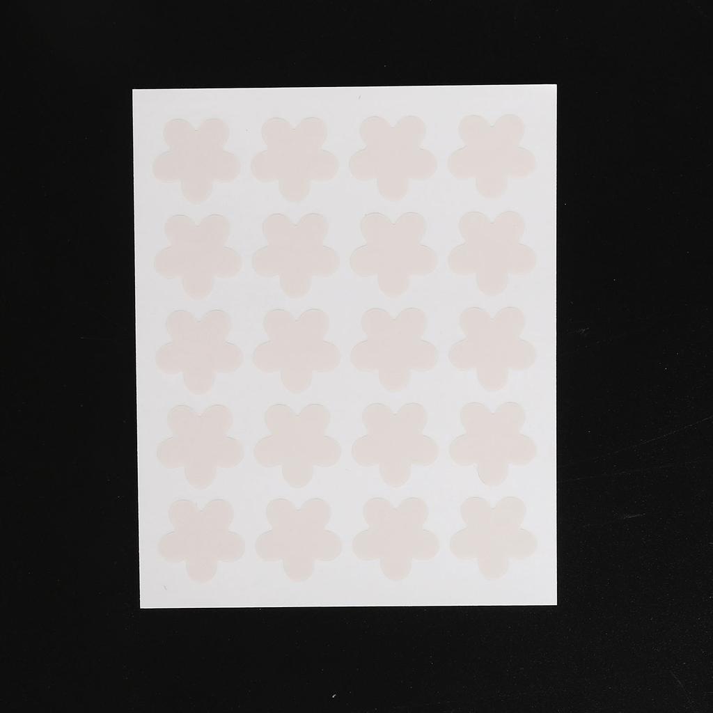 120 de bucăți autocolante de detectare UV pentru protecție solară plasturi de protecție solară reutilizabile în formă de floare pentru protecție UV