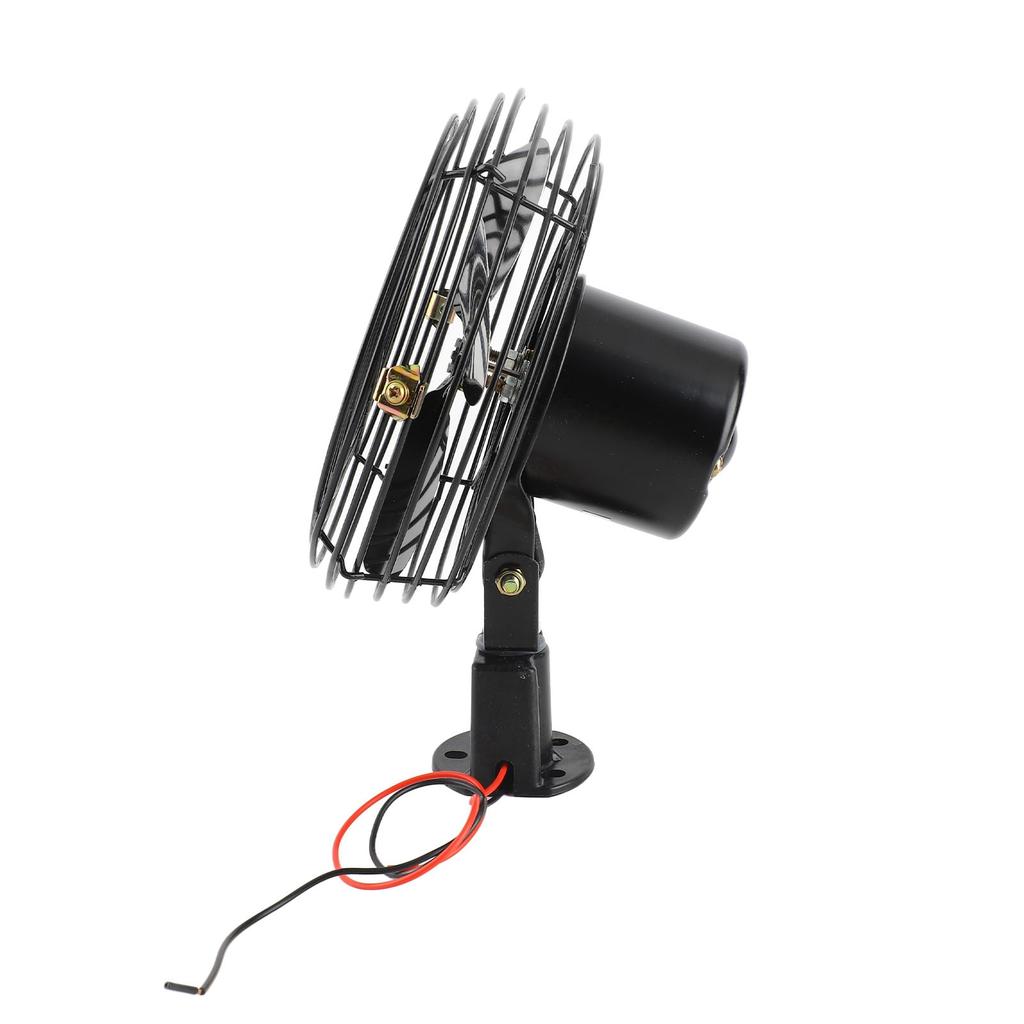 Metal Car Fan 12V RV Cooling Fan 12V RV Cooling Fan with 2 Speed  Heavy Duty Quiet Metal Car Fan for Truck RV Car Boat Bus