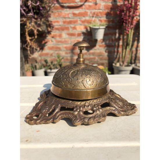 

Старинный латунный настольный колокол Морской звонок для дома и офиса