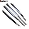 For Honda HR-V Vezel    2024 Black Car Ide Inner Door Panel Cover Trim Molding Strip Interior Accessories