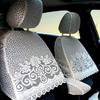 Toyota Corolla Lace Car Seat Cover – High-Grade, Stain-Proof, Breathable, Half-Cover for Car Modification