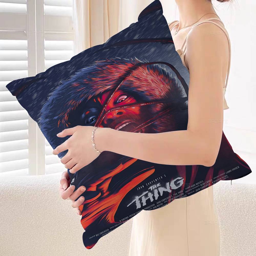 

Classic Horror Movie The Thing pillow cover sofa cushion cover home room decoration children gift 12x12Inch