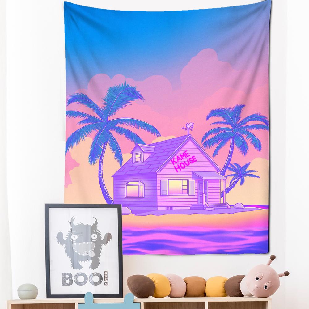 

Японский Самурай Укиё-э Тигр Гобелен Настенный Гобелен Бохо Хиппи Тапис Гостиная Стены Искусства Домашний Декор 95x70cm