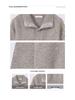 2025 Men's High Neck Korean Style Knitted Sweater - Autumn/Winter Trendy Loose Fit Wool Top