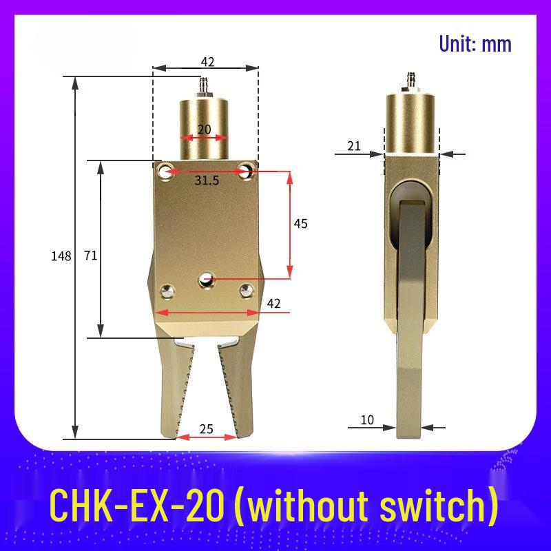 

Aokewen M-CHK-EL-12-C Pneumatic Sprue Clamp