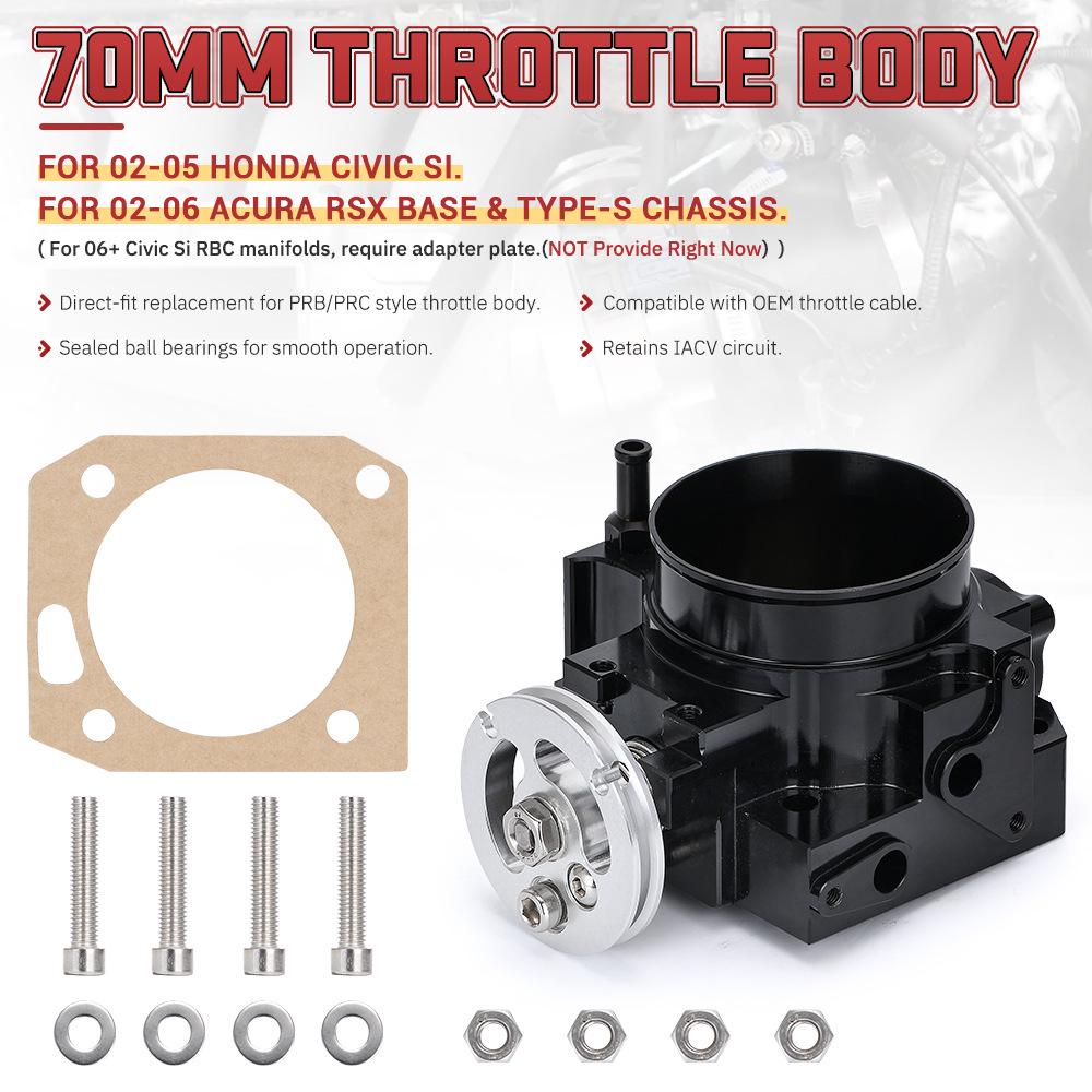 70MM Alloy Throttle Body & Valve for Honda K20/K20A
