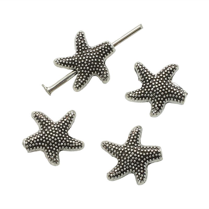 Jūros gyvūnijos „pasidaryk pats“ papuošalų karoliukai: Kriauklės, Jūros žvaigždės, Žuvys ir kt.