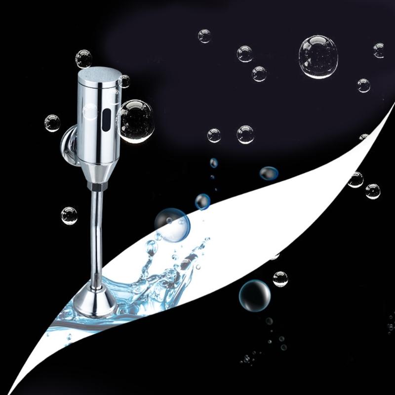 Wall Mounted Automatic Electric Urinal Flushes Valves Induction Urinal Flushers for Office Hotel Bathroom Toilet