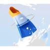 Silicone Swimming Fins Adults Kids - Short Blade Training Freestyle Snorkeling