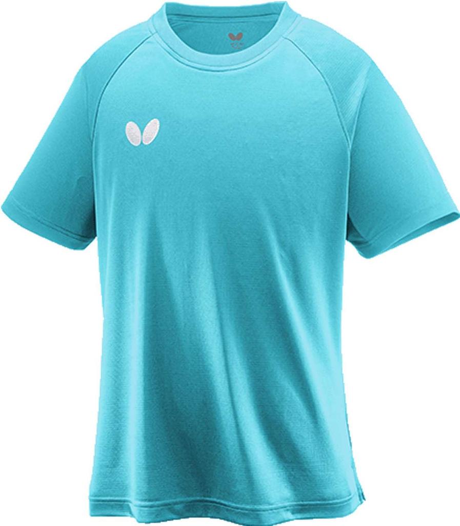 Butterfly Table Tennis Win Logo Turquoise Blue Size 46420 Short-Sleeve T-Shirt, T-Shirt II, Unisex, (123), L,