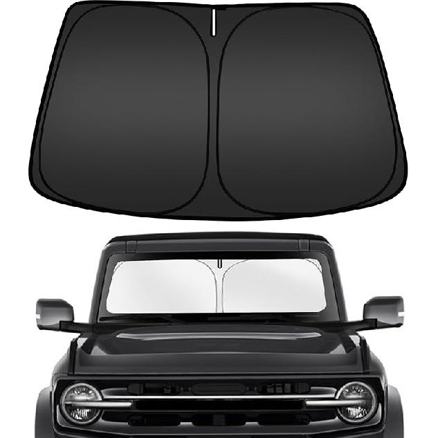 ARISMOTOR Windshield Sun Shade For Ford Transit 150 250 350 350HD 2015-2025 2026,  Fit Foldable Front Window Sunshade Sun Visor Protector, Block UV