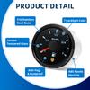 7 Color Backlight 52mm Fuel Level Gauge With Flashing Alarm 0-190ohm 240-33ohm 0-90ohm Oil Tank Meter Digital pointer Gauge